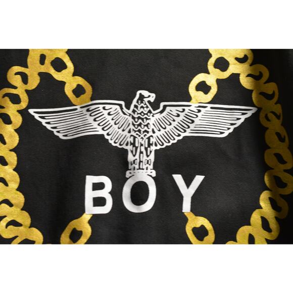 Boy London Black and Gold Chain Print Sweatshirt - Picture 3 of 7